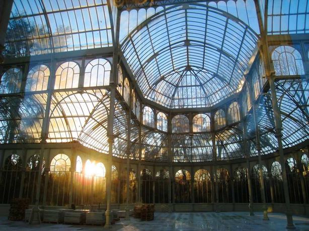 Palacio de Cristal del Retiro in Madrid, Spain