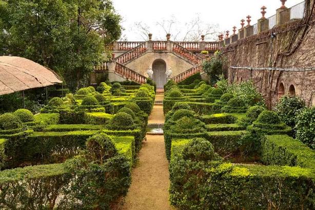Horta Maze Park is one of the most beautiful places of tourism in Barcelona, ​​Spain