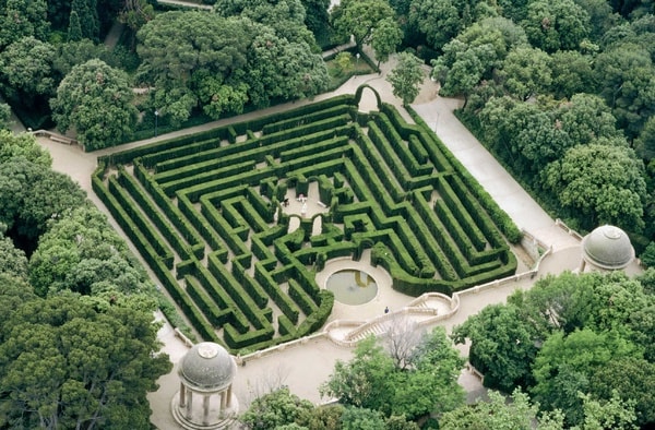 Horta Maze Park in Barcelona Spain