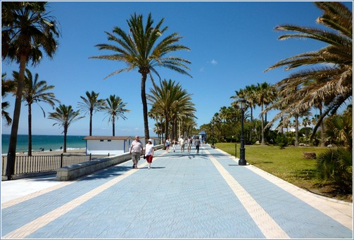 Marbella beach is one of the most beautiful tourist places in Marbella Spain