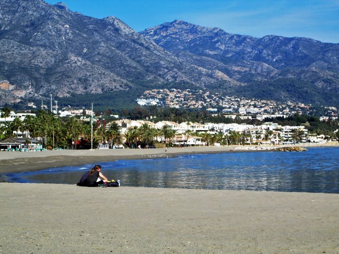 Puerto Banus port is one of the most beautiful places of tourism in Spain, Marbella