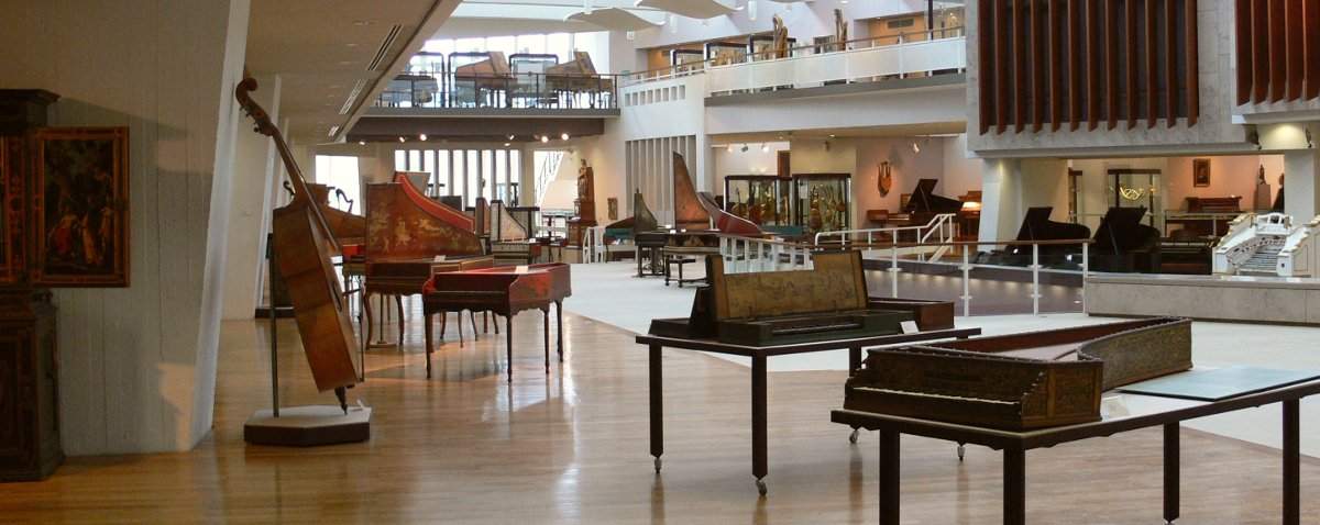 Musical instruments museum is one of the most important tourist places in Berlin, Germany