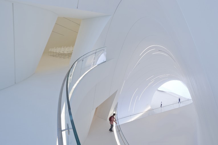 Heydar Aliyev Center is one of the most important tourist attractions in Azerbaijan