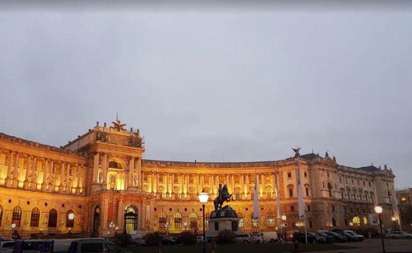 Hofburg Palace in the Austrian city of Vienna