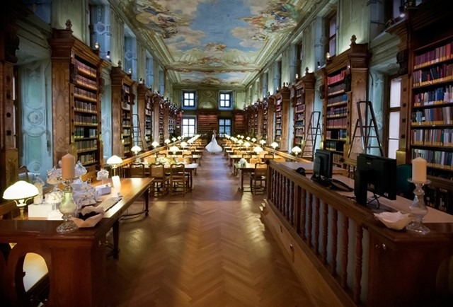 The Austrian National Library is one of the most beautiful tourist sites in Vienna