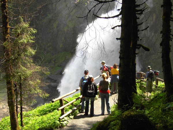 Krimml waterfalls in Zell am See Austria