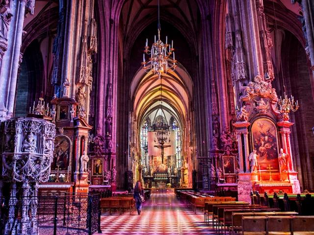 St. Stephen's Cathedral is one of the most beautiful tourist attractions in Vienna