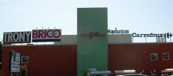 Dima shopping center is one of the most famous shopping places in Rome