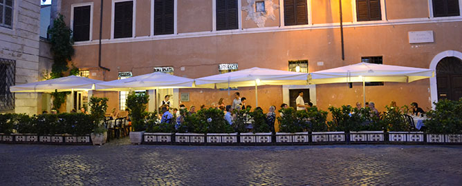 Rome Sparetta Restaurant is one of the best restaurants in Italy Rome