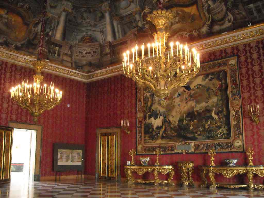Royal Palace in Naples, Italy