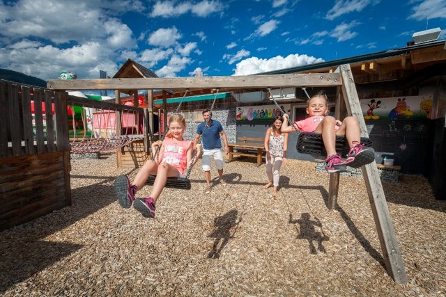 Kaprun amusement park is one of the most beautiful places in the Austrian city of Kaprun