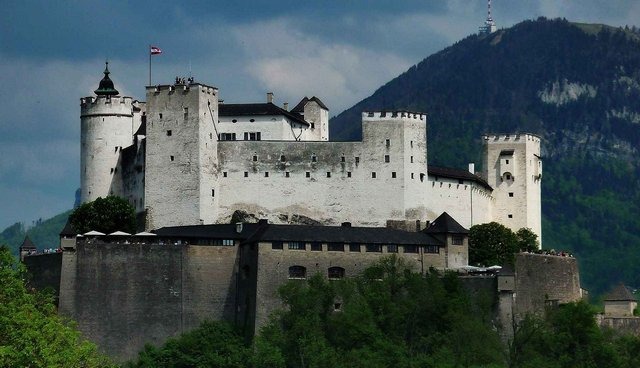 The old city of Salzburg Austria