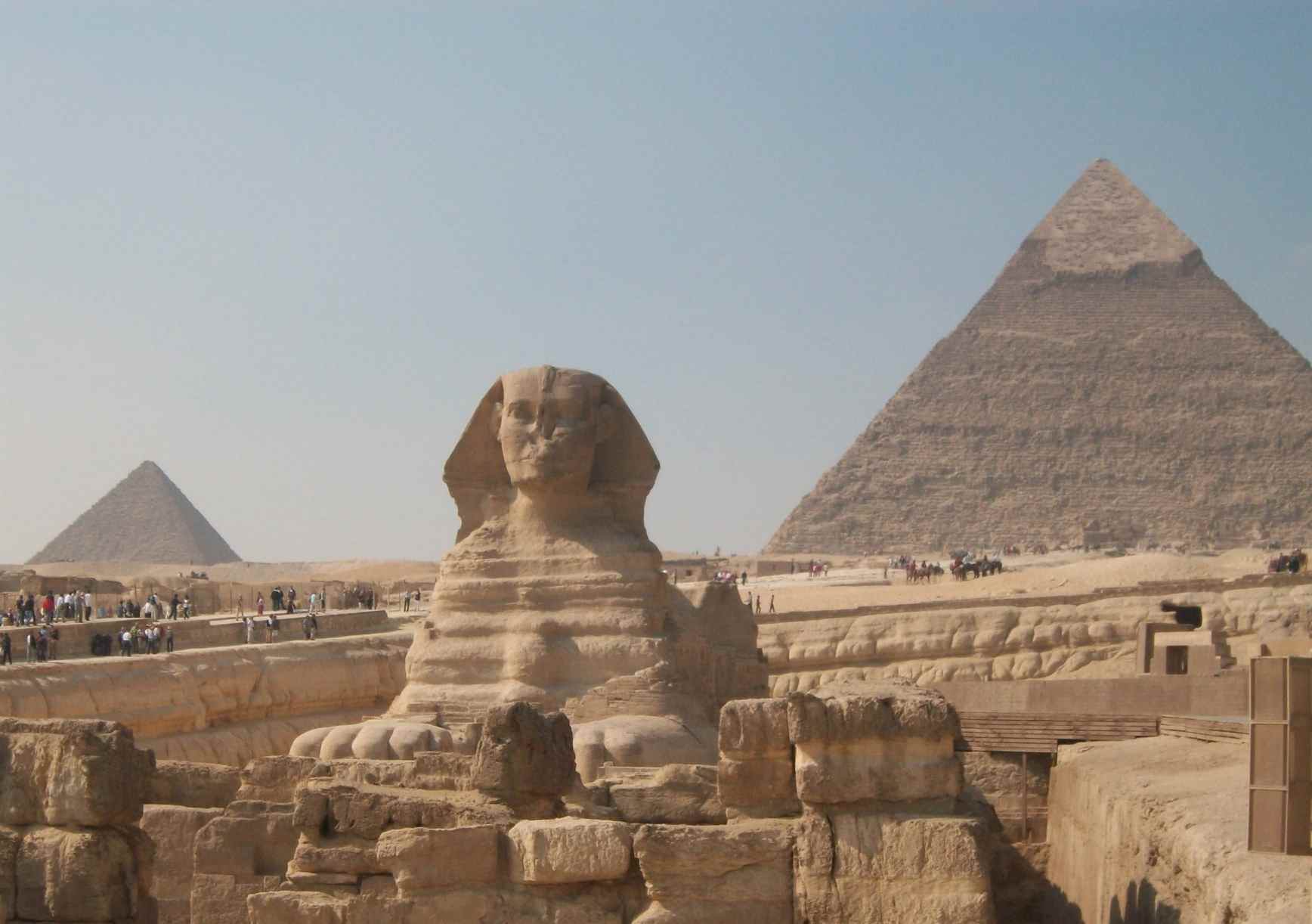 The Great Sphinx of Egypt is one of the most important places of tourism in Egypt, Cairo