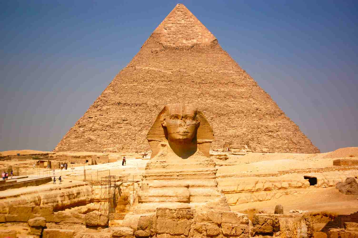 Pyramids of Giza pyramid of Khafre - Pyramids pictures