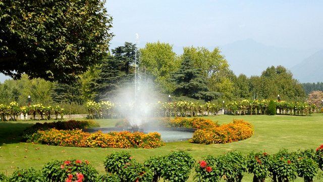Nishat Bagh Park in Kashmir
