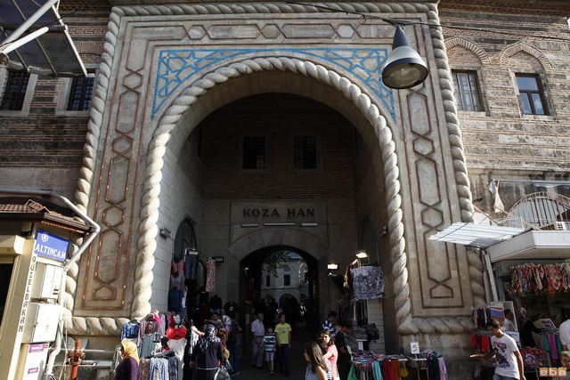 Koza Khan Bursa is one of the most important old Bursa markets