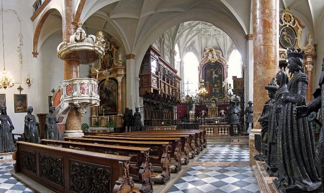 Hofkirch Church in Innsbruck, Austria