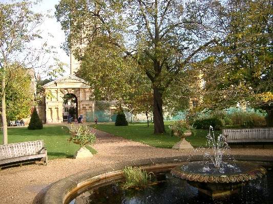 University of Oxford Botanical Garden in England