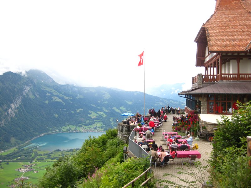 Mount Harder Kulm is one of the most beautiful tourist destinations in Interlaken, Switzerland