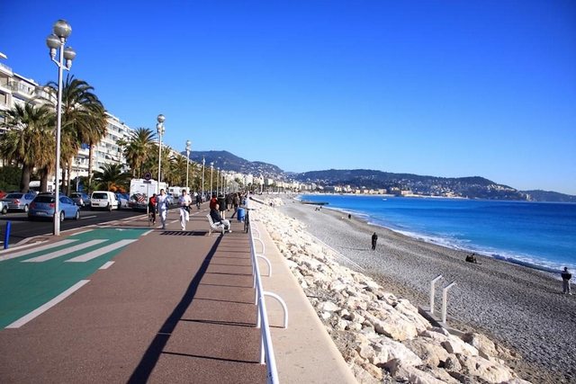 Angeles park in Nice, France