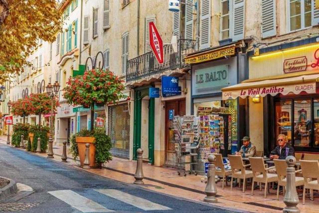 The old town in Cannes is French