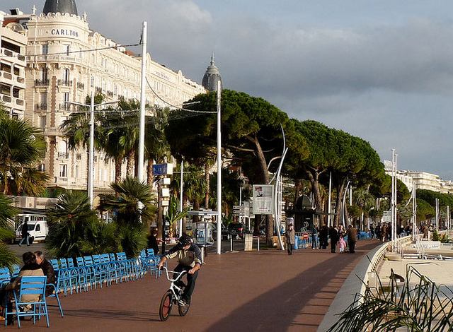 La Croisette Street in Cannes French