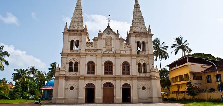 Santa Cruz Cathedral in Kerala, India