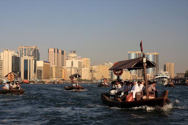 Dubai Creek Go on a boat trip and get to know the best places of tourism in Dubai