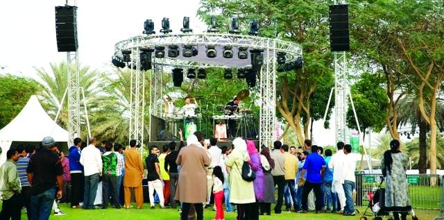 Zabeel Park in Dubai holds many concerts and interactive shows