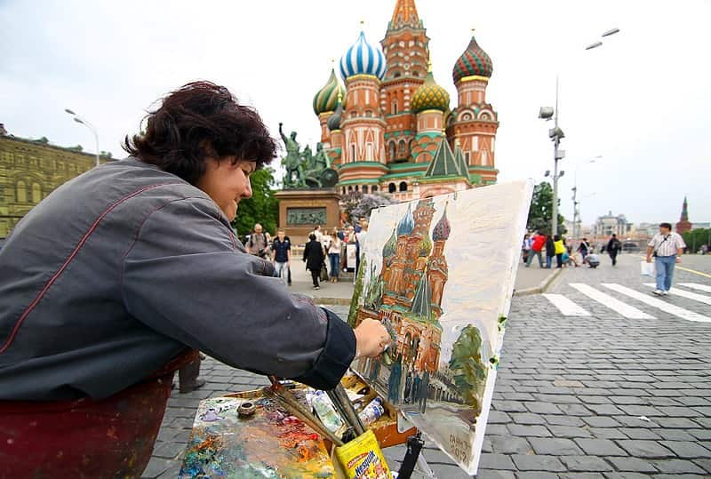 St. Basil's Cathedral is one of the best places of tourism in Russia, Moscow
