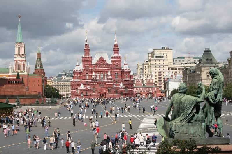 The Kremlin building in Moscow