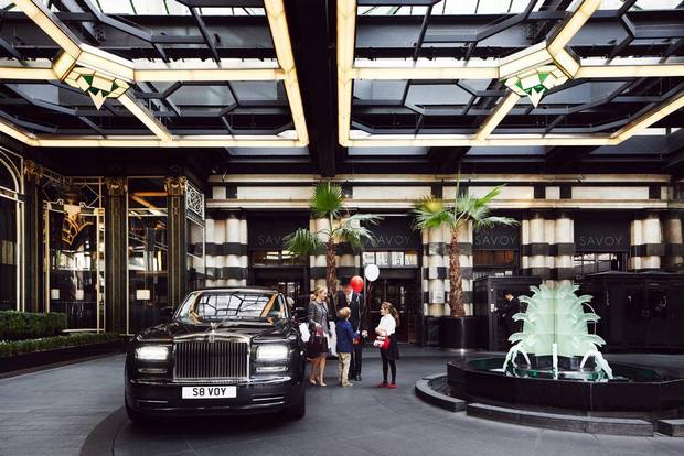 The Savoy Hotel in London
