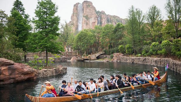 Shanghai Disneyland is one of the most famous tourist places in Shanghai, China