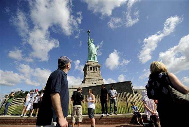 The Statue of Liberty is one of the best places of tourism in America