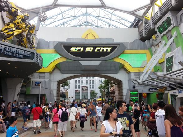 Universal Studios Singapore Theme Park in Sentosa