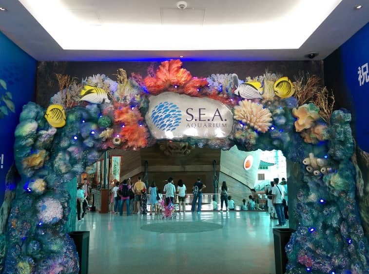 Singapore Aquarium on Sentosa Island