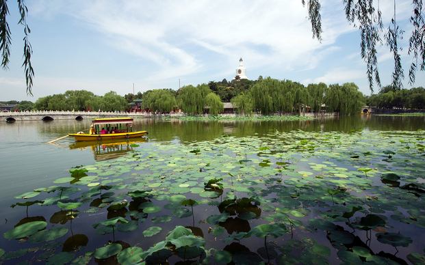Beihai Park in Beijing, China