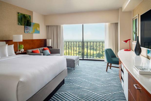 The best hotel in Orlando offers magical views of the city skyline and greenery