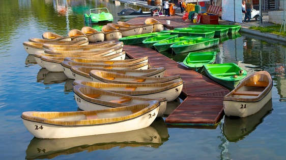 City Park is one of the most beautiful tourist places in Budapest, Hungary