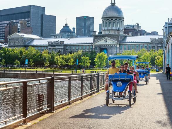 The old port of Montreal is one of the best tourist places in Montreal