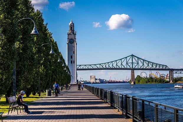 The old port of Montreal is one of the best tourist places in Canada