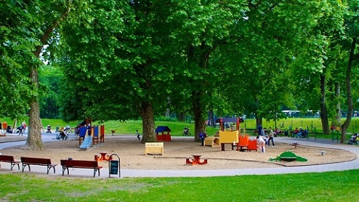 Children's playground in City Park