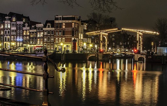 Magerie Bridge is one of the most important places of tourism in Egypt, Amsterdam 