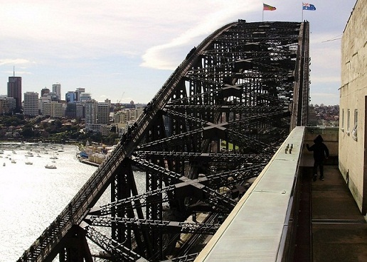 Southeast tower in Sydney Harbor Bridge