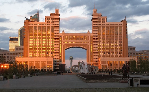 Lovers' Park site in Astana