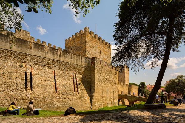 São George Castle is one of the most important landmarks of Lisbon Portugal
