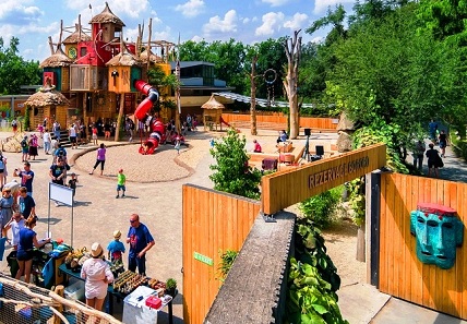 Children's playgrounds at Prague Zoo