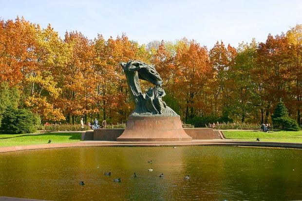 Royal Park in Warsaw