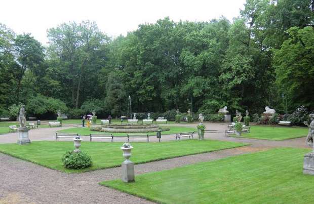 The Royal Park is one of the most beautiful tourist sites in Warsaw