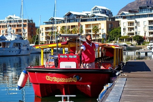 A cruise on the Victoria and Alfred Waterfront in Cape Town